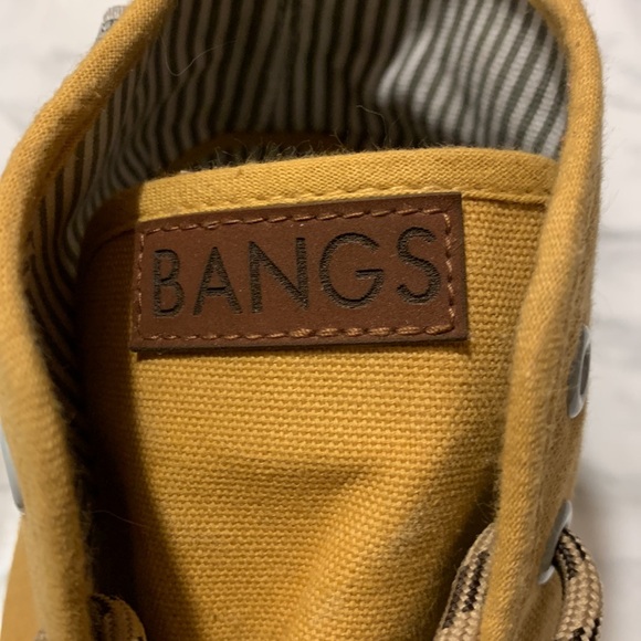 COPY - Bangs Canvas Hi top Sneakers tan size women’s 8 - Picture 10 of 11